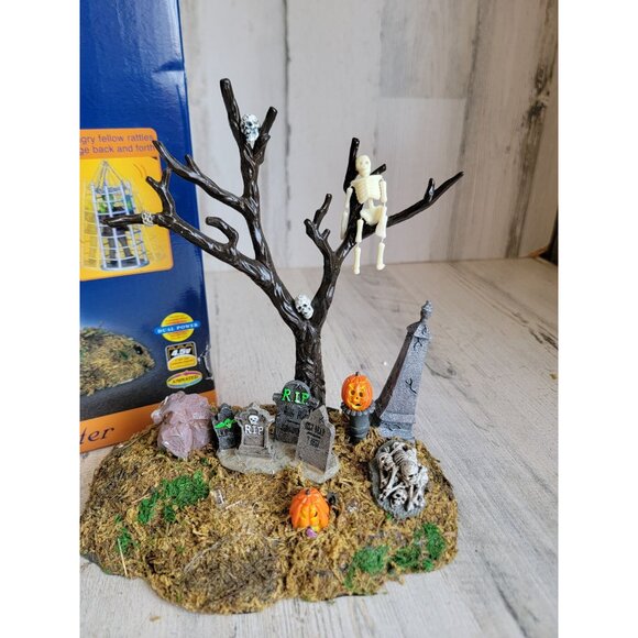 Lemax animated AS IS caged monster spooky town Village accessories Halloween - Picture 5 of 12